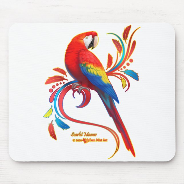 Mousepad Macaw-Scarlet (Frente)