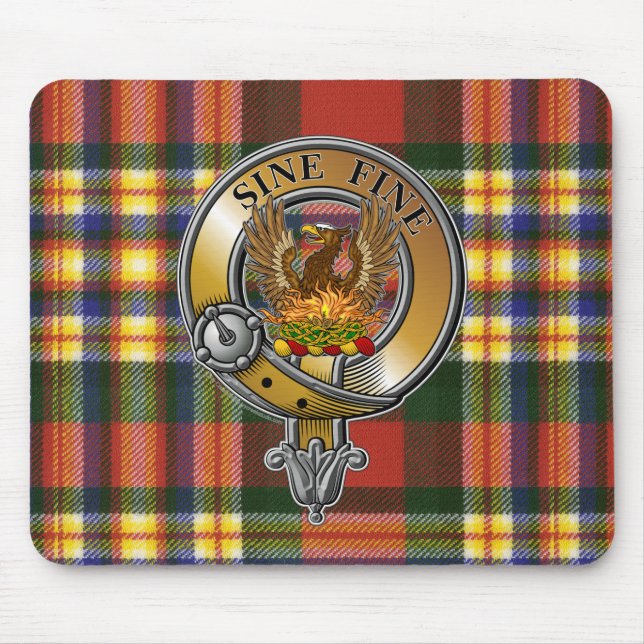 Mousepad MacGill Tartan e Crachá (Frente)