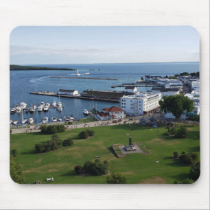 Mousepad Mackinac Island & Harbor, Michigan