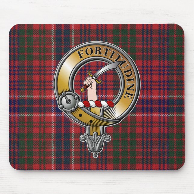 Mousepad MacRae Tartan e Crachá (Frente)