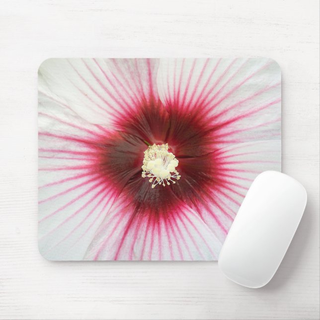 Mousepad Macro Flor Hibiscus (Com mouse)