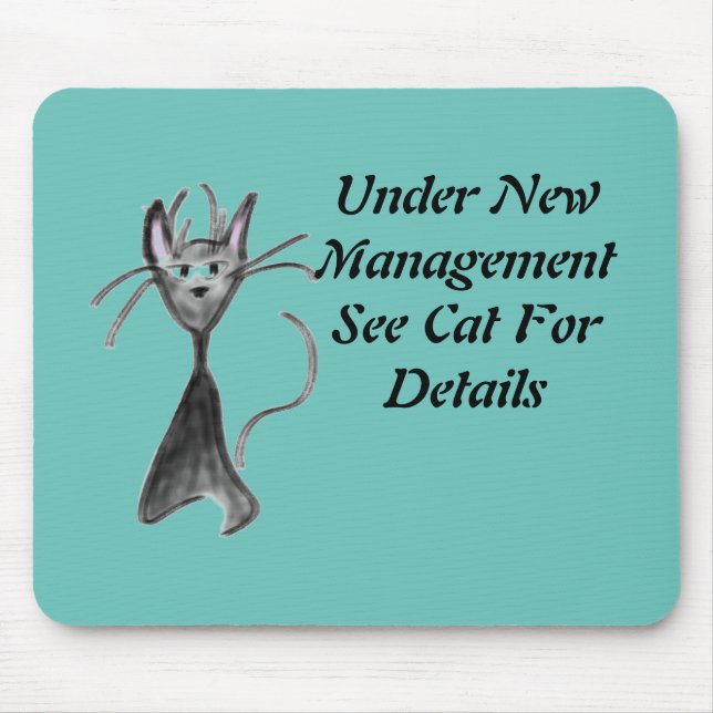 Mousepad Mad Cat iPad de Sommer Hamilton (Frente)
