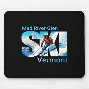 Mousepad Mad River Glen Frio Férias de Esqui Esqui Ao Ar Li