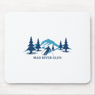 Mousepad Mad River Glen Vermont Skiing Snowboard Em