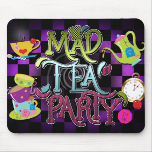 Mousepad MAD TEA PARTY Adorno Caprichoso para Mouse de Comp
