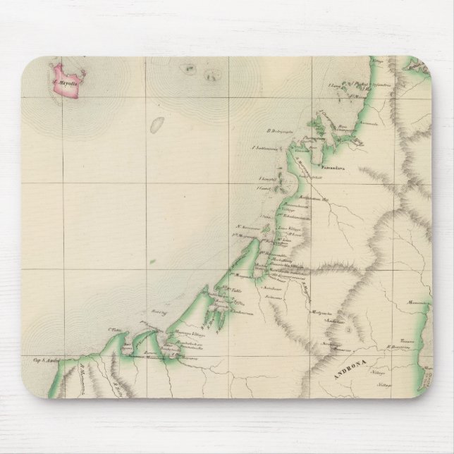 Mousepad Madagáscar África 55 (Frente)