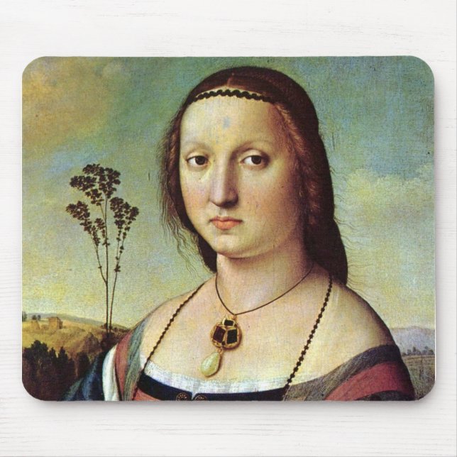 Mousepad Maddalena Doni - Raphael - c1506 (Frente)