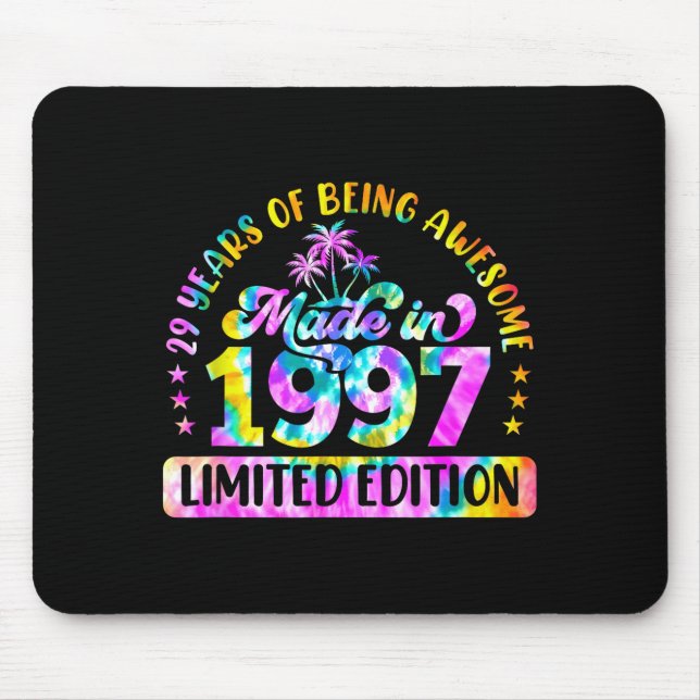 Mousepad Made In 1997 Limited Edition 29 Birthday 29 Year O (Frente)