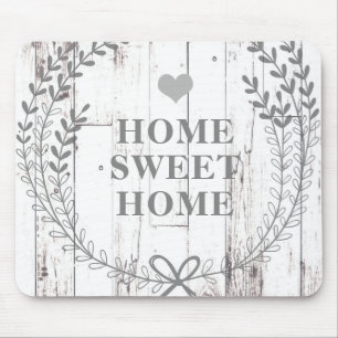Mousepad Madeira Branca Fazenda Rústica Shabby Chic Persona