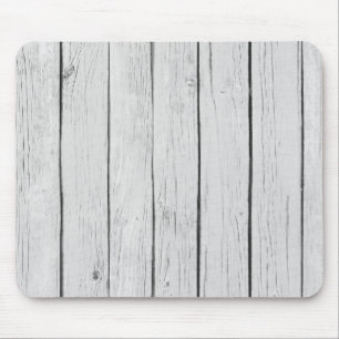 Mousepad Madeira Branca Rústica Chic