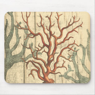 Mousepad Madeira e coral pequeno
