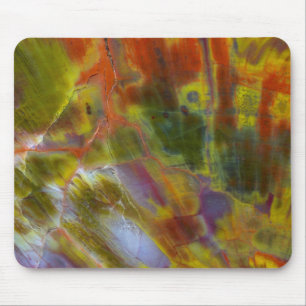 Mousepad Madeira Petrificada Arco-íris