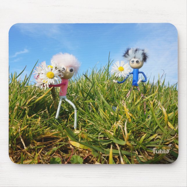 Mousepad Madeliefjes plukkende fubby's.     (Frente)