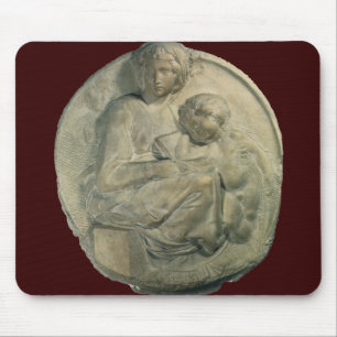 Mousepad Madona e Menino, Tondo Pitti por Michelangelo