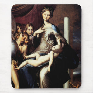 Mousepad Madonna com o pescoço longo pelo Parmigiano