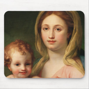 Mousepad Madonna e criança com dois anjos, 1770-73