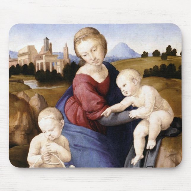 Mousepad Madonna Esterhazy - Raphael - c1508 (Frente)
