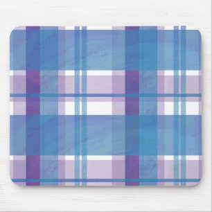 Mousepad Madras Xadrez Azul e Roxo