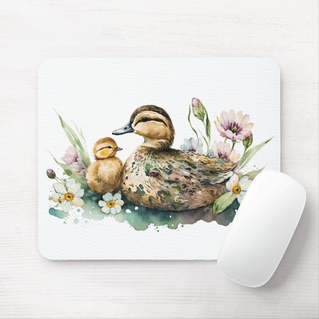 Mousepad Madre Duck e Duckcolor (Com mouse)