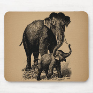Mousepad Madre e Elefante Bebê