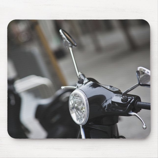 Mousepad Madrid, Vespa scooter preta (Frente)