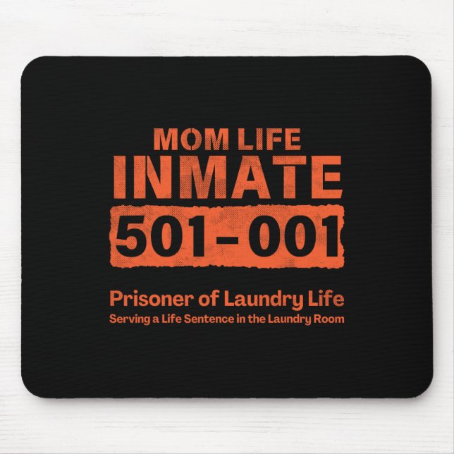 Mousepad Mãe A Prisonista Da Vida Prende-Se Encantada Engra (Frente)