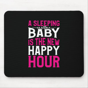 Mousepad Mãe Arte Dormindo Bebê É A Nova Hora Feliz