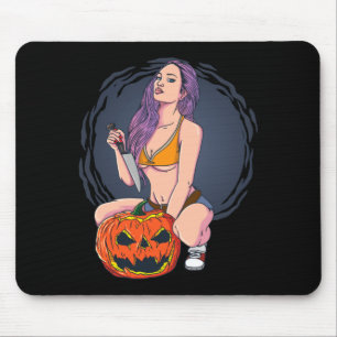Mousepad Mãe Assassina do Dia das Bruxas Masculino Múmia Co