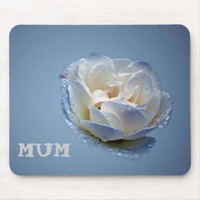 Mousepad Mãe Azul E Rosa Branca (Frente)