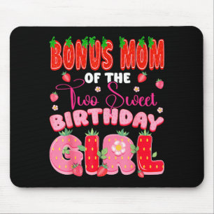 Mousepad Mãe bônus dos dois doces 2 anos de idade menina