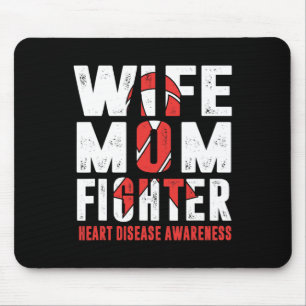 Mousepad Mãe Combatendo Doenças Cardíacas Sensibilização