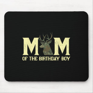 Mousepad Mãe Da Camuflagem De Caçadores De Aniversário Fla