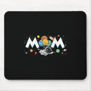Mousepad Mãe Da Família Espacial Encantada Do Astronauta Bi