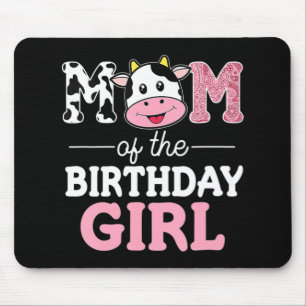 Mousepad Mãe da Fazenda de aniversário da Mamãe de vaca mãe
