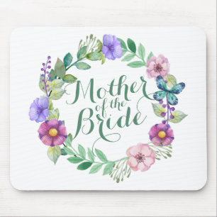 Mousepad Mãe da Noiva Elegante Casamento Floral Mousepa