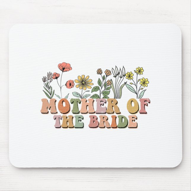 Mousepad Mãe Da Noiva Retro Despedida de Solteira W (Frente)