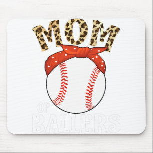 Mousepad Mãe De Ballers Engraçada Jogo De Beisebol Mâe D