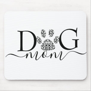 Mousepad Mãe de cachorro impressão da pata