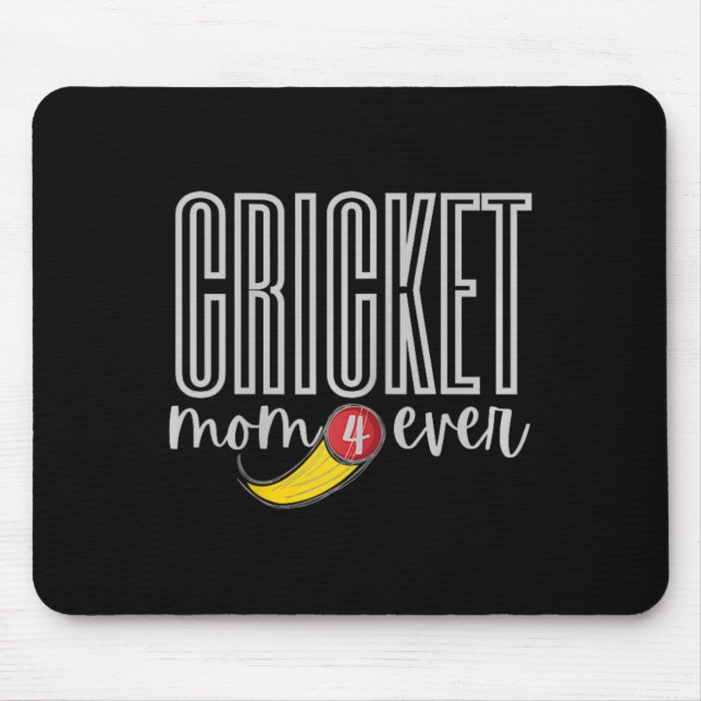 Mousepad Mãe de Críquete para Sempre  (Frente)
