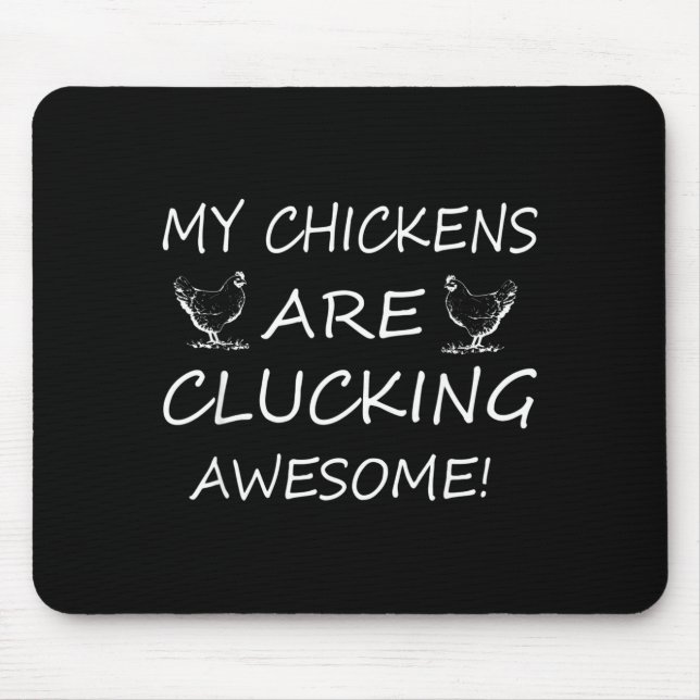 Mousepad Mãe de frango mais fofa e engraçada do mundo (Frente)