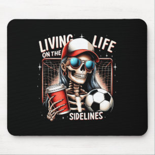 Mousepad Mãe de Futebol Vida de Mãe nas Laterais Dia das Mã