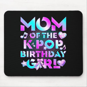 Mousepad Mãe de garota de aniversário k pop fofa aniversári