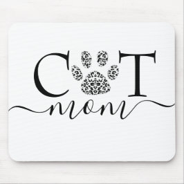 Mousepad Mãe de gato impressão da pata 
