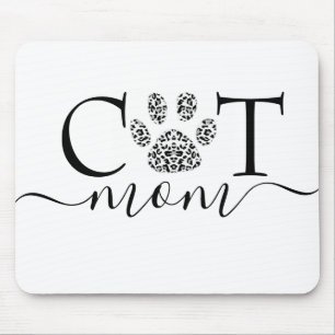 Mousepad Mãe de gato impressão da pata