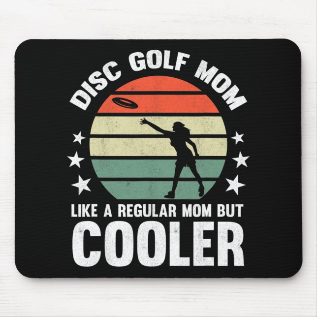 Mousepad Mãe de Golfe de Disco Mãe de Golfe de Disco Jogado (Frente)