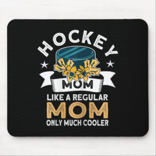 Mousepad Mãe de Hockey - Jogador Retro de Hóquei em Gelo