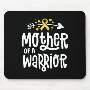 Mousepad Mãe De Um Guerreiro Dotado Cancer De Infância A