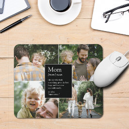 Mousepad Mãe Definição Foto Engraçada E Sensível Da Família