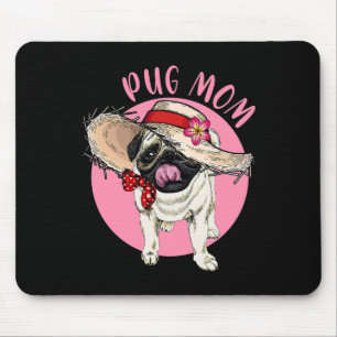 Mousepad Mãe Dia das Mães Mamãe Mamãe Mãe Pug 