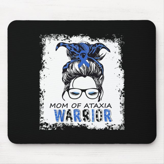 Mousepad Mãe divertida da guerreira da ataxia (Frente)